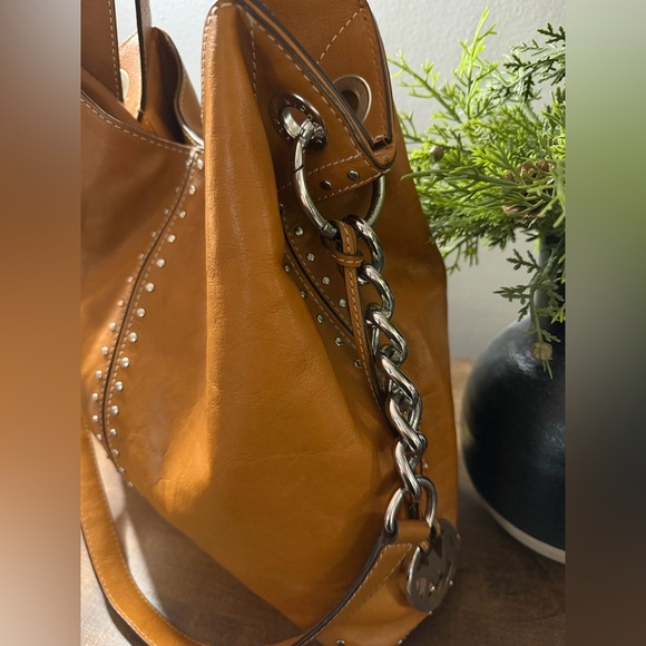 Michael Kors Uptown Astor Studded Shoulder Bag - Picture 7 of 16